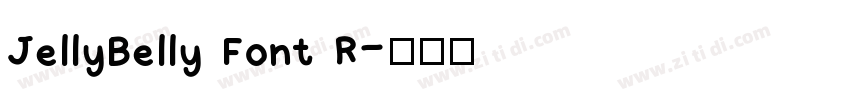 JellyBelly Font R字体转换